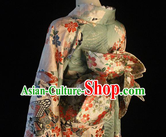 Japanese Pink Brocade Belt Japan Traditional Yukata Waistband Kimono Accessories Japanese Pink Brocade Belt Japan Traditional Yukata Waistband Kimono Accessories