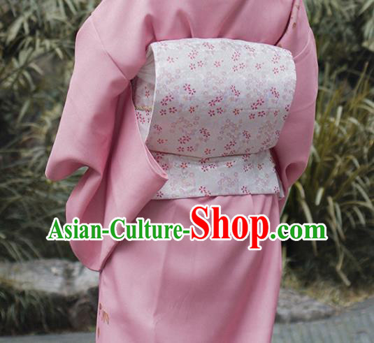 Japanese Kimono Accessories Pink Brocade Belt Japan Traditional Yukata Waistband Japanese Kimono Accessories Pink Brocade Belt Japan Traditional Yukata Waistband