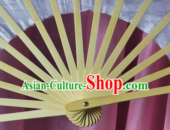 China Classical Dance Silk Fan Yangko Dance Folding Fan Pink Long Ribbon Prop Fan China Classical Dance Silk Fan Yangko Dance Folding Fan Pink Long Ribbon Prop Fan