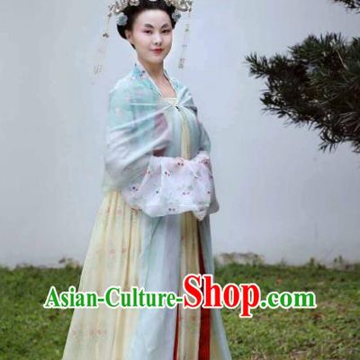 China Traditional Tang Dynasty Empress Historical Clothing Ancient Court Queen Hanfu Dress for Woman