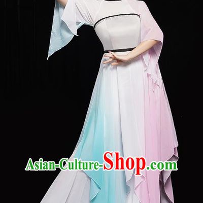Chinese Traditional Umbrella Dance Costumes Classical Dance Clothing Palace Fan Dance Dress