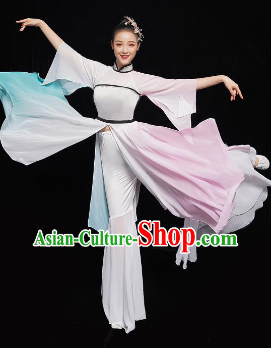 Chinese Traditional Umbrella Dance Costumes Classical Dance Clothing Palace Fan Dance Dress Chinese Traditional Umbrella Dance Costumes Classical Dance Clothing Palace Fan Dance Dress