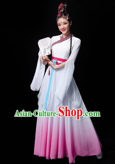 Chinese Umbrella Dance Performance Dress Traditional Fan Dance Outfits Classical Dance Fairy Clothing Chinese Umbrella Dance Performance Dress Traditional Fan Dance Outfits Classical Dance Fairy Clothing