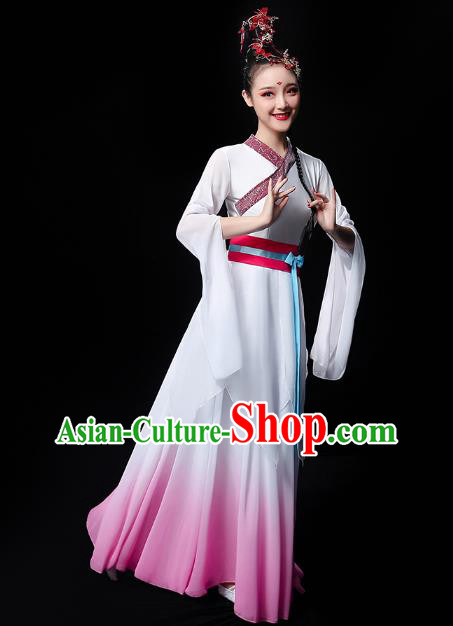 Chinese Umbrella Dance Performance Dress Traditional Fan Dance Outfits Classical Dance Fairy Clothing Chinese Umbrella Dance Performance Dress Traditional Fan Dance Outfits Classical Dance Fairy Clothing