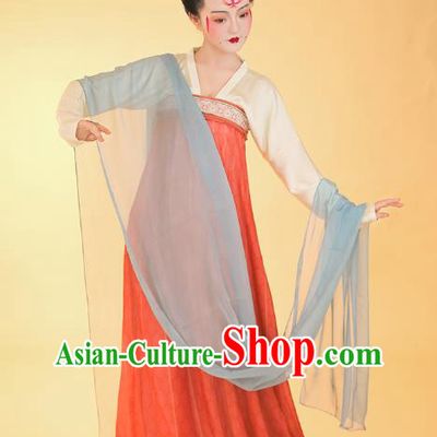 China Ancient Court Maid Hanfu Dress Apparels Traditional Tang Dynasty Palace Lady Historical Clothing