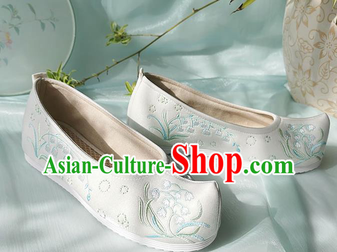 China Classical Dance Shoes Traditional Hanfu Embroidered Shoes Ancient Young Lady Shoes China Classical Dance Shoes Traditional Hanfu Embroidered Shoes Ancient Young Lady Shoes