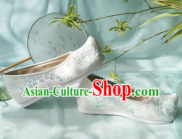 China Classical Dance Shoes Traditional Hanfu Embroidered Shoes Ancient Young Lady Shoes China Classical Dance Shoes Traditional Hanfu Embroidered Shoes Ancient Young Lady Shoes