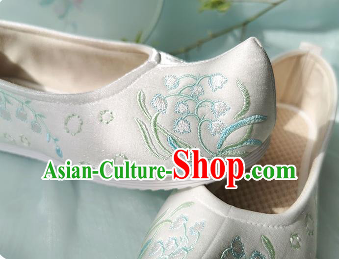 China Classical Dance Shoes Traditional Hanfu Embroidered Shoes Ancient Young Lady Shoes China Classical Dance Shoes Traditional Hanfu Embroidered Shoes Ancient Young Lady Shoes