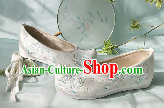 China Classical Dance Shoes Traditional Hanfu Embroidered Shoes Ancient Young Lady Shoes China Classical Dance Shoes Traditional Hanfu Embroidered Shoes Ancient Young Lady Shoes