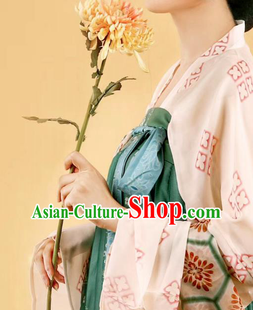 Traditional China Tang Dynasty Historical Costumes Ancient Court Beauty Green Hanfu Dress Clothing Traditional China Tang Dynasty Historical Costumes Ancient Court Beauty Green Hanfu Dress Clothing