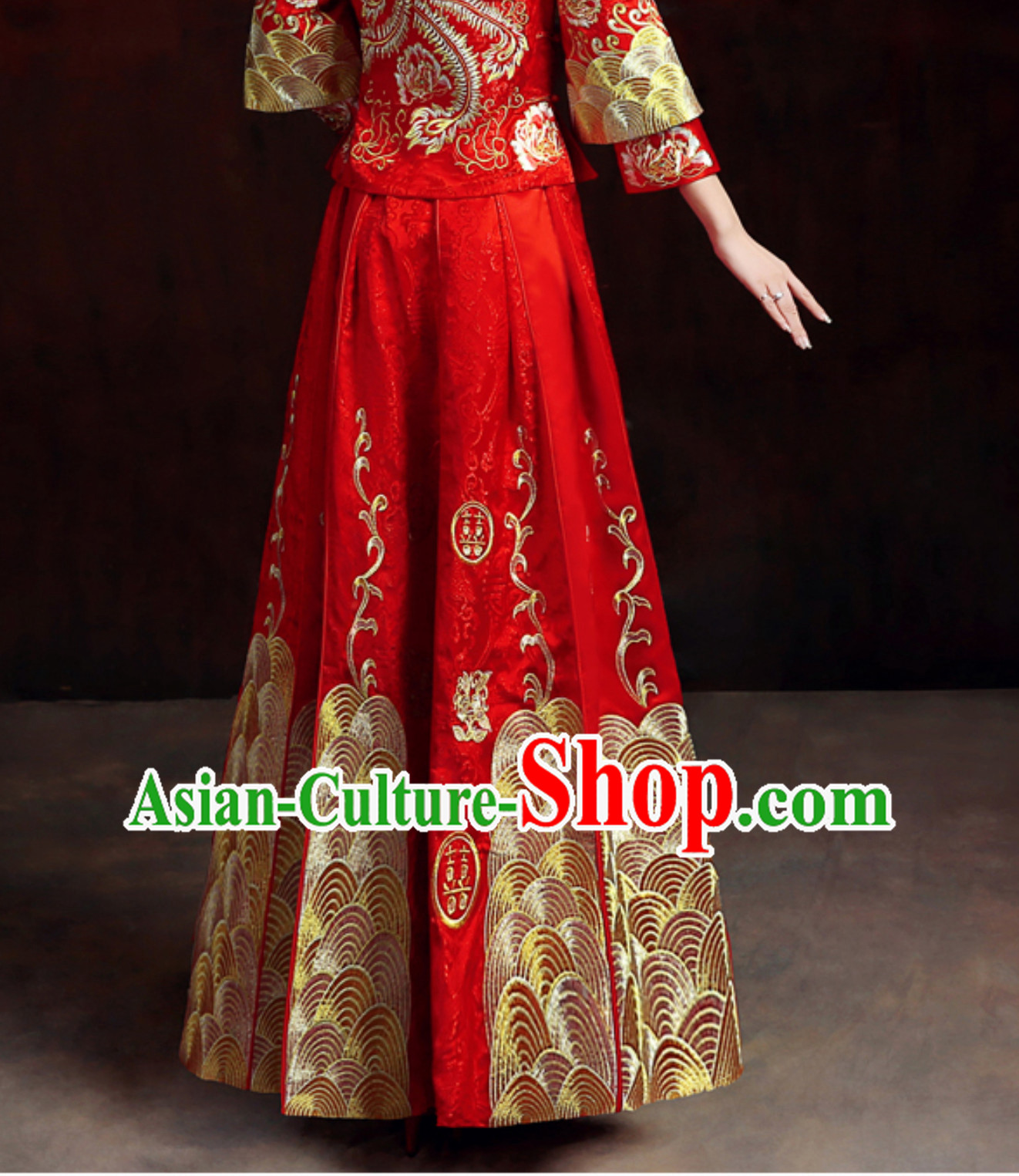 Top Chinese Classical Embroidered Phoenix Wedding Dresses Top Chinese Classical Embroidered Phoenix Wedding Dresses