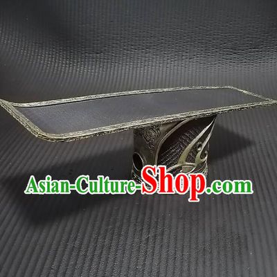 Chinese Ancient Drama Emperor Hair Crown Handmade Traditional Qin Dynasty King Headwear