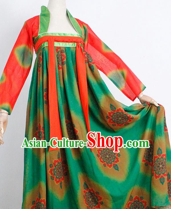 China Classical Dance Costumes Traditional Tang Dynasty Court Performance Hanfu Dress China Classical Dance Costumes Traditional Tang Dynasty Court Performance Hanfu Dress