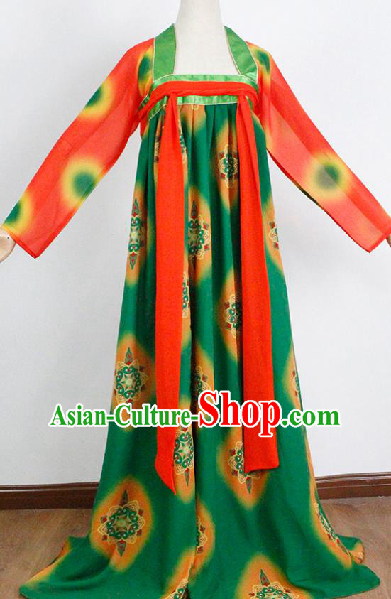 China Classical Dance Costumes Traditional Tang Dynasty Court Performance Hanfu Dress China Classical Dance Costumes Traditional Tang Dynasty Court Performance Hanfu Dress