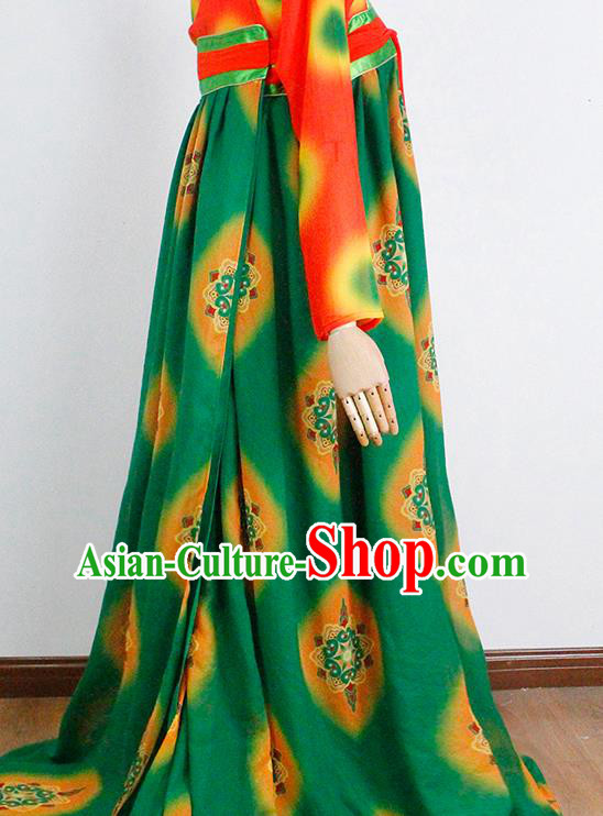 China Classical Dance Costumes Traditional Tang Dynasty Court Performance Hanfu Dress China Classical Dance Costumes Traditional Tang Dynasty Court Performance Hanfu Dress