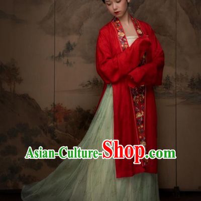 China Ancient Royal Princess Hanfu Dress Traditional Song Dynasty Noble Lady Historical Garment Costumes Complete Set