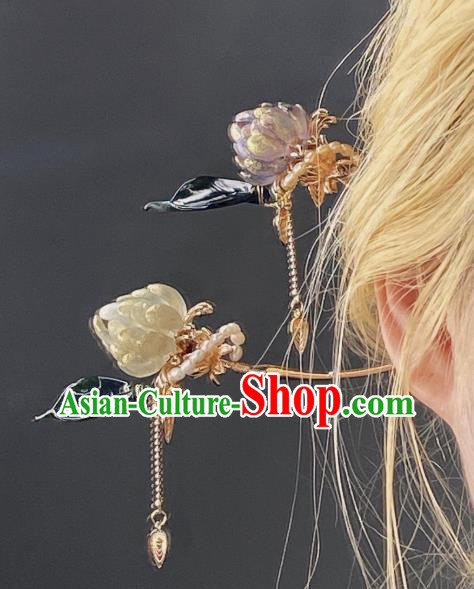 China Handmade Pine Cone Hairpin Cosplay Hair Accessories Ancient Royal Princess Hair Stick China Handmade Pine Cone Hairpin Cosplay Hair Accessories Ancient Royal Princess Hair Stick