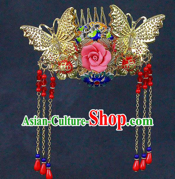 China Traditional Wedding Headwear Classical Bride Hairpins Hair Accessories China Traditional Wedding Headwear Classical Bride Hairpins Hair Accessories