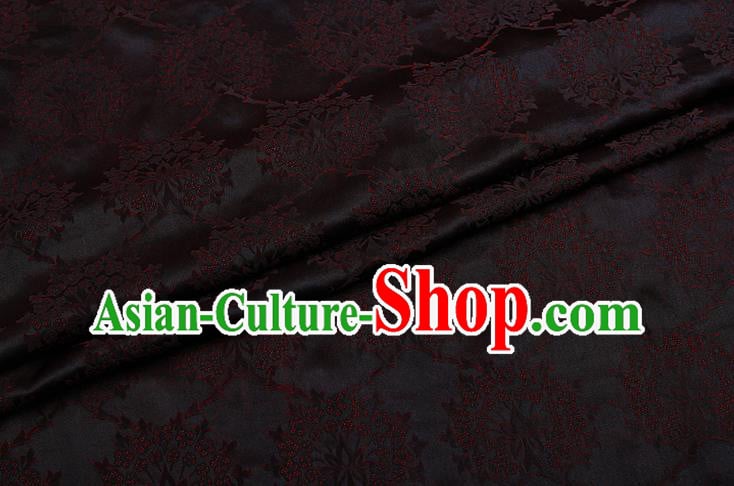 China Traditional Flowers Pattern Silk Fabric Classical Cheongsam Red Gambiered Guangdong Gauze China Traditional Flowers Pattern Silk Fabric Classical Cheongsam Red Gambiered Guangdong Gauze