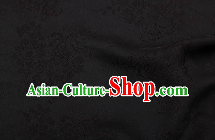 China Purple Gambiered Guangdong Gauze Traditional Silk Fabric Classical Cheongsam Peony Pattern Brocade China Purple Gambiered Guangdong Gauze Traditional Silk Fabric Classical Cheongsam Peony Pattern Brocade