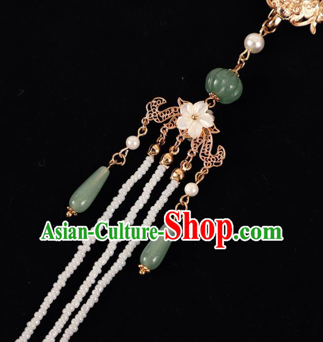 Chinese Traditional Hanfu Tassel Brooch Pendant Ancient Princess Breastpin Accessories Chinese Traditional Hanfu Tassel Brooch Pendant Ancient Princess Breastpin Accessories