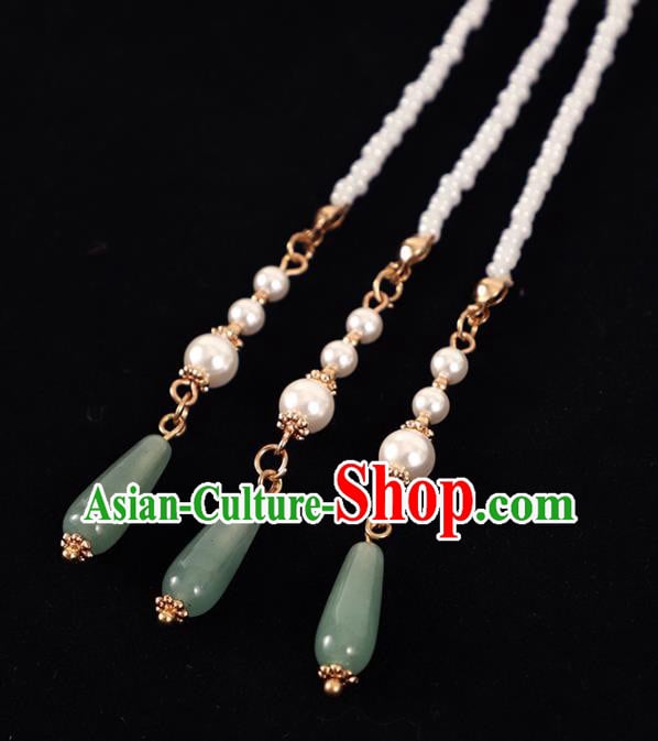Chinese Traditional Hanfu Tassel Brooch Pendant Ancient Princess Breastpin Accessories Chinese Traditional Hanfu Tassel Brooch Pendant Ancient Princess Breastpin Accessories