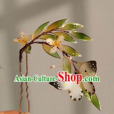 China Traditional Hanfu Butterfly Hairpin Handmade Ancient Princess Hair Stick