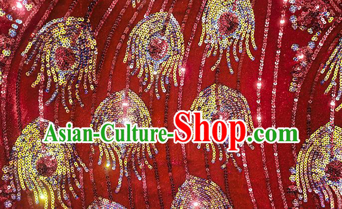 Chinese Traditional Mother Red Qipao Dress Wedding Elderly Woman Velvet Cheongsam Chinese Traditional Mother Red Qipao Dress Wedding Elderly Woman Velvet Cheongsam