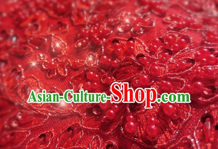 China Traditional Embroidery Beads Toast Dress Wedding Red Xiuhe Suits Classical Bride Costumes China Traditional Embroidery Beads Toast Dress Wedding Red Xiuhe Suits Classical Bride Costumes