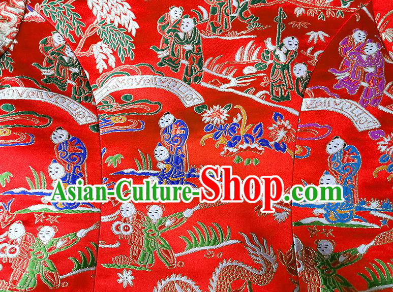 China Classical Hundred Children Painting Xiuhe Suits Traditional Bride Costumes Wedding Toast Dress China Classical Hundred Children Painting Xiuhe Suits Traditional Bride Costumes Wedding Toast Dress