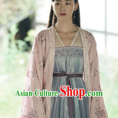 China Ancient Young Beauty Dress Costumes Television Drama My Heroic Husband Merchant Lady Lou Shuwan Clothing