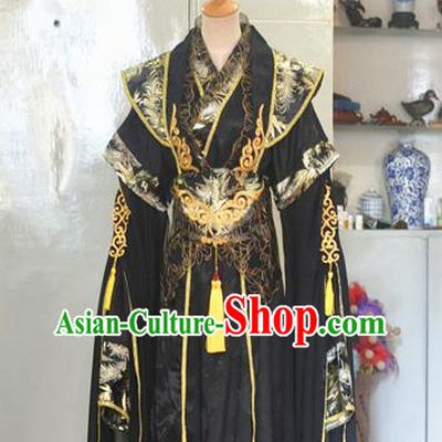 Chinese Qin Dynasty King Garment Costumes Ancient Emperor Hanfu Clothing Drama Cosplay Royal Highness Apparels