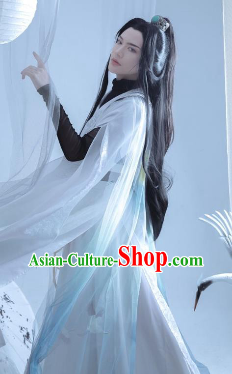 Chinese Knight Garment Costumes Ancient Noble Childe Clothing Cosplay Swordsman Chu Wanning Apparels Chinese Knight Garment Costumes Ancient Noble Childe Clothing Cosplay Swordsman Chu Wanning Apparels