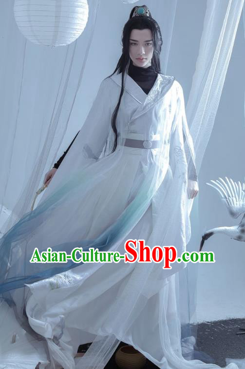 Chinese Knight Garment Costumes Ancient Noble Childe Clothing Cosplay Swordsman Chu Wanning Apparels Chinese Knight Garment Costumes Ancient Noble Childe Clothing Cosplay Swordsman Chu Wanning Apparels