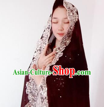Indian Traditional Wedding Lehenga Clothing Asian India Bride Brown Dress Garment Indian Traditional Wedding Lehenga Clothing Asian India Bride Brown Dress Garment
