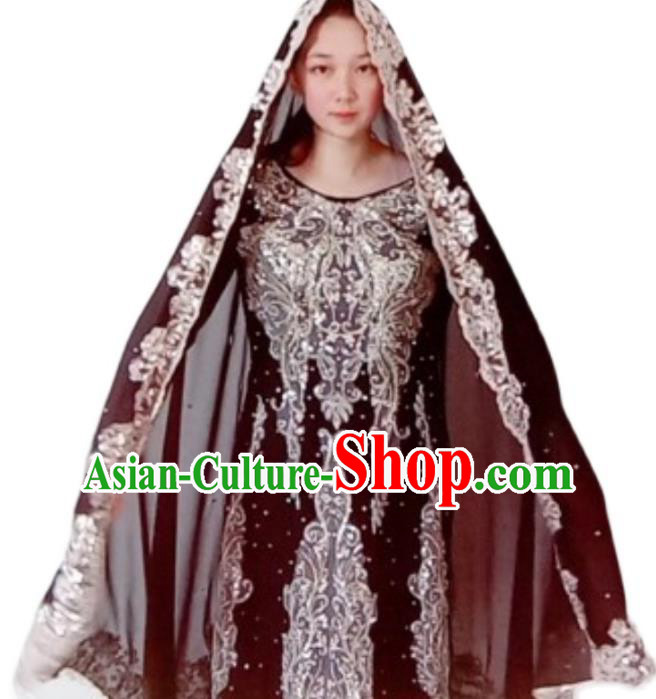 Indian Traditional Wedding Lehenga Clothing Asian India Bride Brown Dress Garment Indian Traditional Wedding Lehenga Clothing Asian India Bride Brown Dress Garment