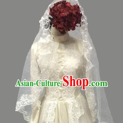 Chinese Hui Ethnic Bride Clothing Classical Embroidered Champagne Full Dress Traditional Wedding Garment Costumes