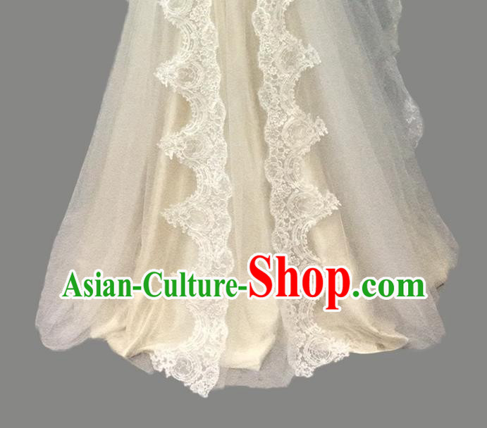 Chinese Hui Ethnic Bride Clothing Classical Embroidered Champagne Full Dress Traditional Wedding Garment Costumes Chinese Hui Ethnic Bride Clothing Classical Embroidered Champagne Full Dress Traditional Wedding Garment Costumes