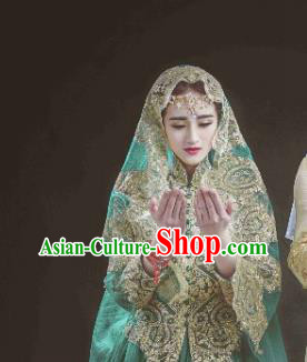 Asian Indian Traditional Wedding Green Lehenga Clothing India Bride Dress Garment Asian Indian Traditional Wedding Green Lehenga Clothing India Bride Dress Garment