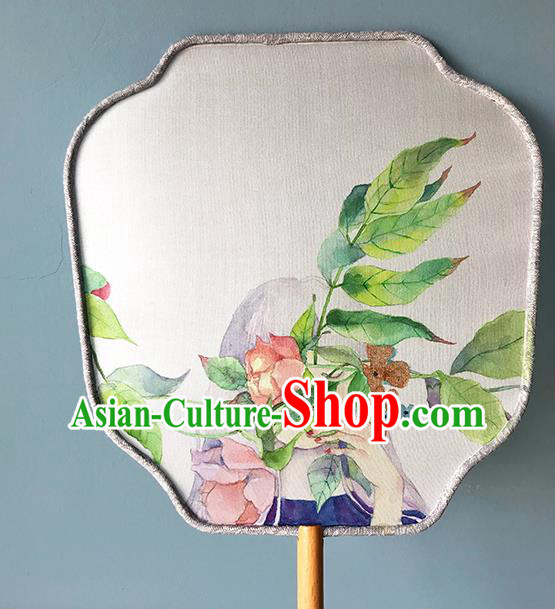 Chinese Traditional Wedding Fan Classical Dance Palace Fan Hand Painting Fans Bride Silk Fan Chinese Traditional Wedding Fan Classical Dance Palace Fan Hand Painting Fans Bride Silk Fan