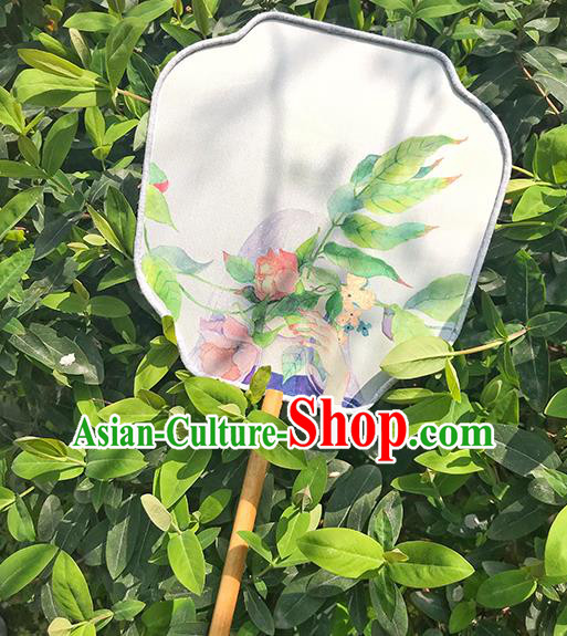 Chinese Traditional Wedding Fan Classical Dance Palace Fan Hand Painting Fans Bride Silk Fan Chinese Traditional Wedding Fan Classical Dance Palace Fan Hand Painting Fans Bride Silk Fan