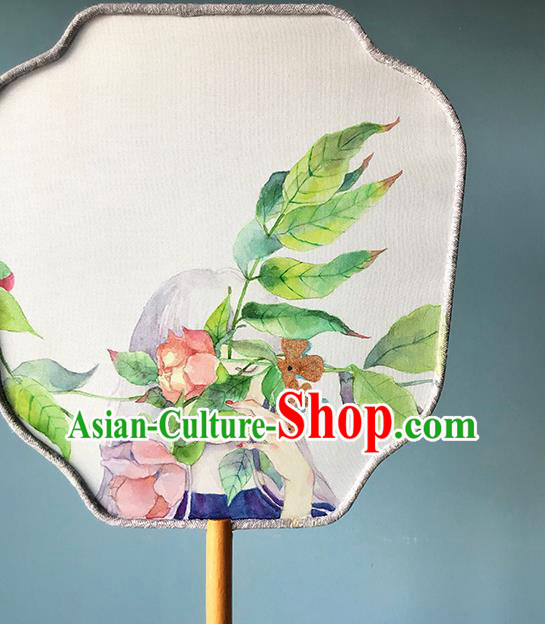 Chinese Traditional Wedding Fan Classical Dance Palace Fan Hand Painting Fans Bride Silk Fan Chinese Traditional Wedding Fan Classical Dance Palace Fan Hand Painting Fans Bride Silk Fan