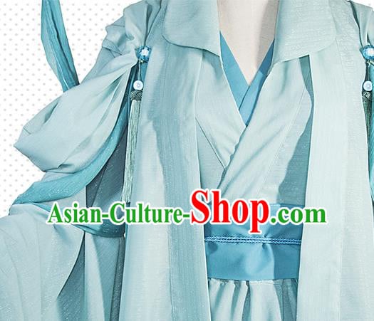 China Traditional Game Performance Green Hanfu Dress Cosplay Goddess Clothing Ancient Fairy Garments China Traditional Game Performance Green Hanfu Dress Cosplay Goddess Clothing Ancient Fairy Garments