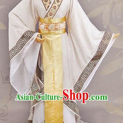 China Qin Dynasty Prince Garment Costumes Traditional Cosplay Swordsman Fu Su Hanfu Clothing Ancient Noble Childe Apparels