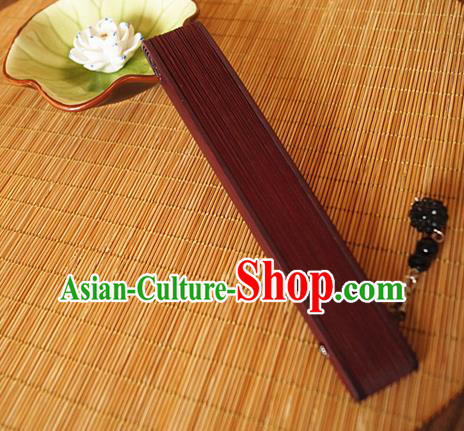 Handmade China Traditional Folding Fans Carving Bamboo Fan Classical Red Accordion Handmade China Traditional Folding Fans Carving Bamboo Fan Classical Red Accordion