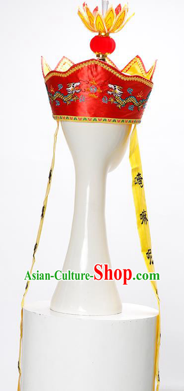 Chinese Cosplay Tang Monk Hat Traditional Ancient Buddhist Headwear Chinese Cosplay Tang Monk Hat Traditional Ancient Buddhist Headwear