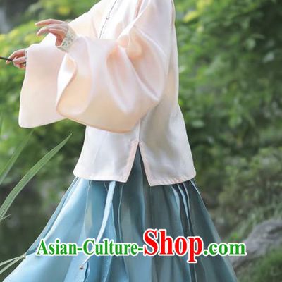 China Ancient Nobility Female Hanfu Dress Clothing Ming Dynasty Patrician Woman Historical Garment Costumes