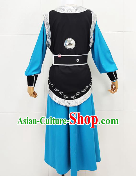 China Peking Opera Wusheng General Garments Traditional Beijing Opera Swordsman Clothing and Helmet China Peking Opera Wusheng General Garments Traditional Beijing Opera Swordsman Clothing and Helmet