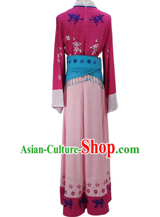 Chinese Beijing Opera Village Girl Clothing Traditional Shaoxing Opera Li Fengjie Dress Garments Chinese Beijing Opera Village Girl Clothing Traditional Shaoxing Opera Li Fengjie Dress Garments