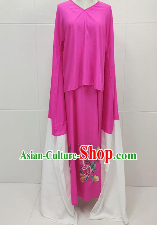 Chinese Beijing Opera Actress Clothing Traditional Peking Opera Hua Tan Princess Rosy Dress Garments Chinese Beijing Opera Actress Clothing Traditional Peking Opera Hua Tan Princess Rosy Dress Garments
